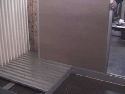 Operable partition panel components